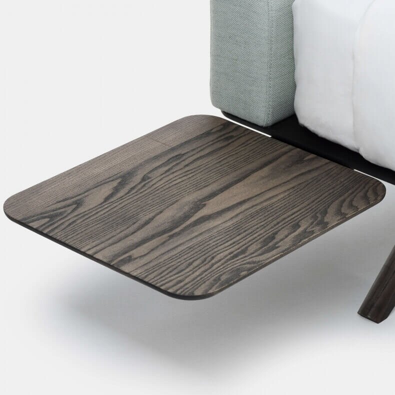 Hepburn Side Table by Matthew Hilton in black oiled ash - Suite Wood