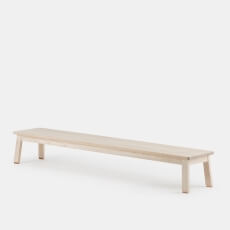 Low Bench by Studioilse in white oiled ash