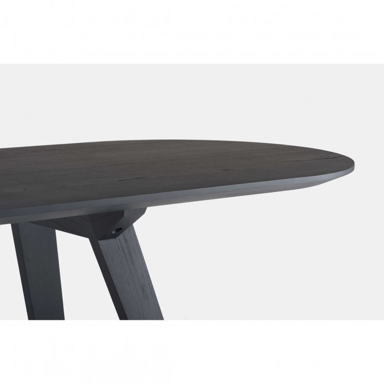 Together Fixed Table door Studioilse in zwart gebeitst essenhout