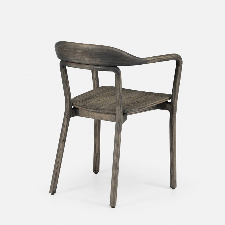 Duet Chair in black-oiled ash