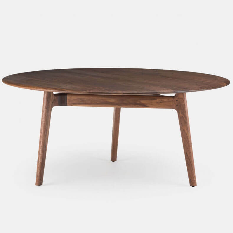 752LR SOLO LARGE ROUND TABLE SHOWN IN DANISH OILED WALNUT