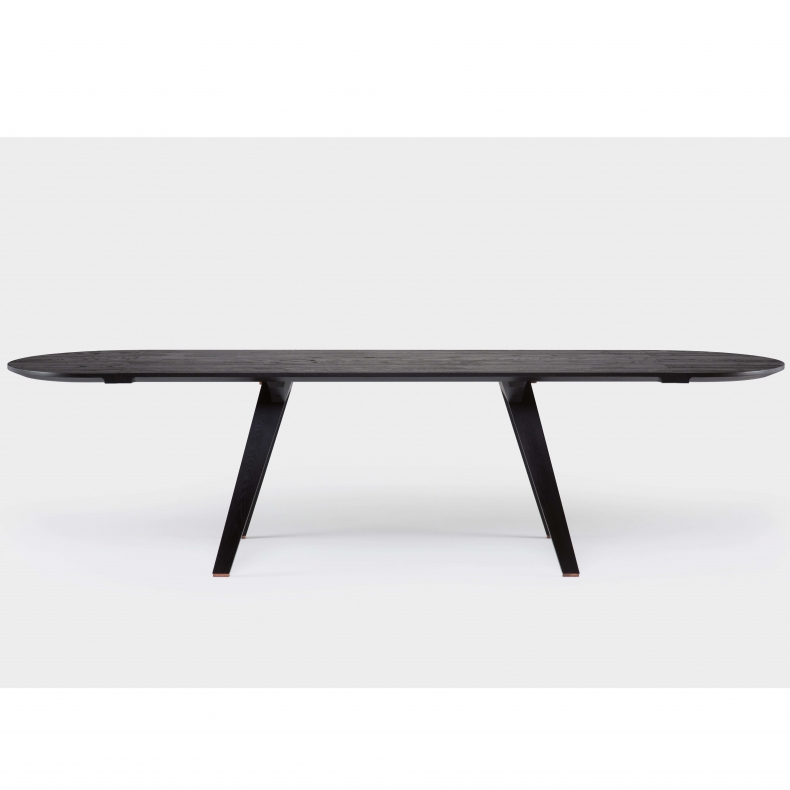 Together Extending Table by Studioilse in black painted ash
