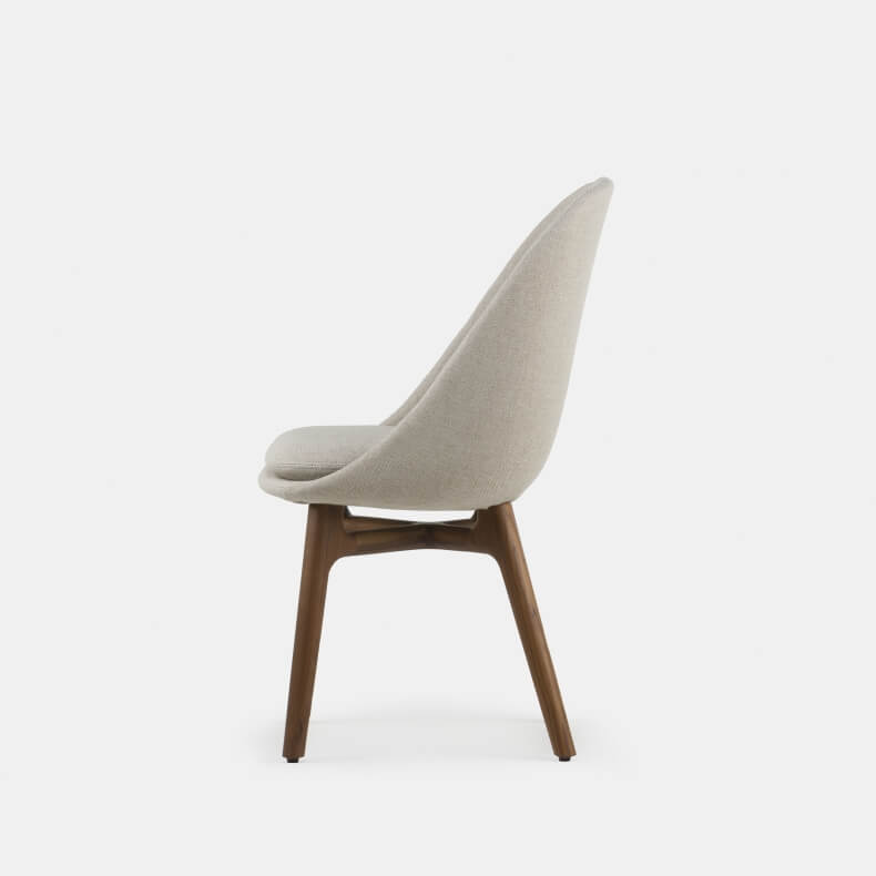 Solo Dining Chair by Neri&Hu in walnut and Sunniva 2 717