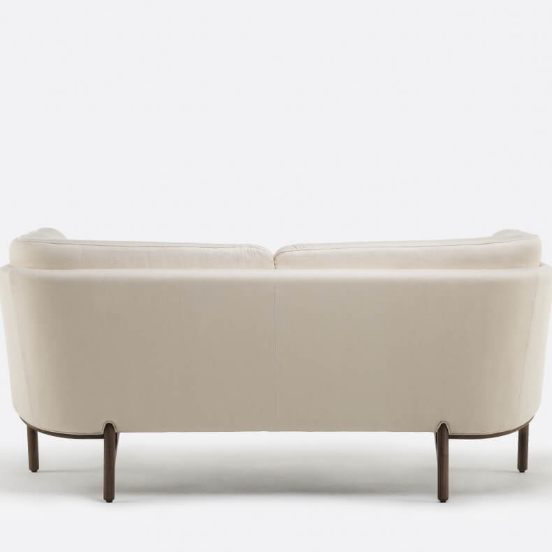 Stanley 2-Seater Sofa by Luca Nichetto in walnut
